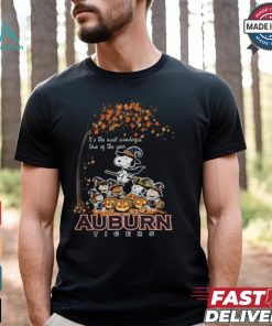 Peanuts Characters Auburn Tigers Halloweens It’s The Most Wonderful Time Of The Year Shirt