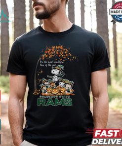 Peanuts Characters Colorado State Rams Halloweens It’s The Most Wonderful Time Of The Year Shirt