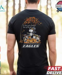 Peanuts Characters Georgia Southern Eagles Halloweens It’s The Most Wonderful Time Of The Year Shirt