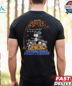 Peanuts Characters Georgia State Panthers Halloweens It’s The Most Wonderful Time Of The Year Shirt