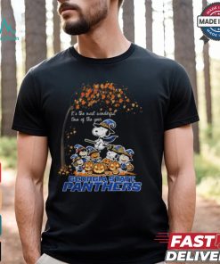 Peanuts Characters Georgia State Panthers Halloweens It’s The Most Wonderful Time Of The Year Shirt