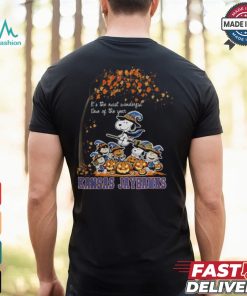 Peanuts Characters Kansas Jayhawks Halloweens It’s The Most Wonderful Time Of The Year Shirt