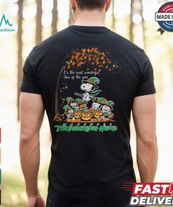 Peanuts Characters Marshall Thundering Herd Halloweens It’s The Most Wonderful Time Of The Year Shirt