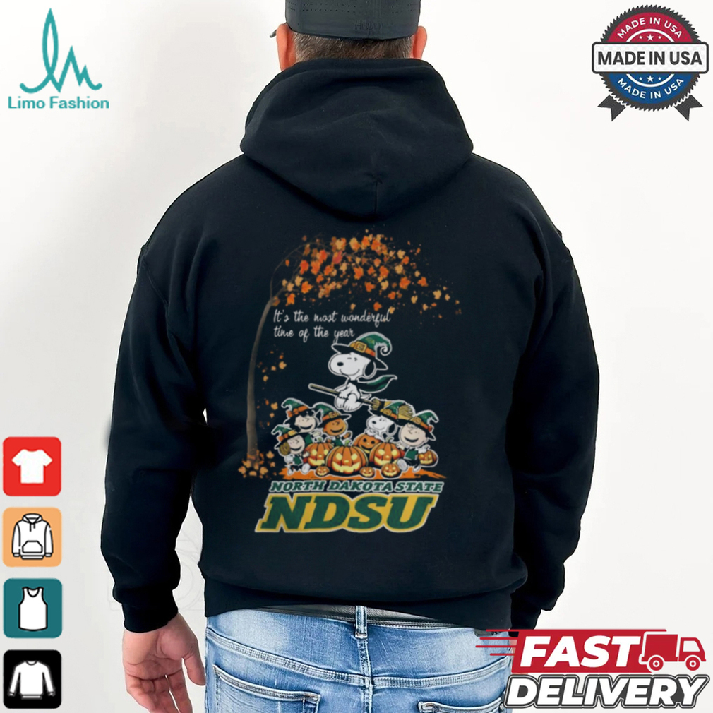 Peanuts Characters North Dakota State Bison Halloweens It’s The Most Wonderful Time Of The Year Shirt Peanuts Characters North Dakota State Bison Halloweens It’s The Most Wonderful Time Of The Year Shirt