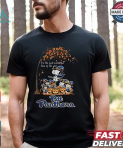 Peanuts Characters Pitt Panthers Halloweens It’s The Most Wonderful Time Of The Year Shirt