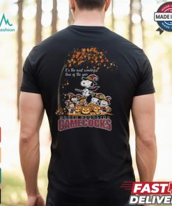 Peanuts Characters South Carolina Gamecocks Halloweens It’s The Most Wonderful Time Of The Year Shirt