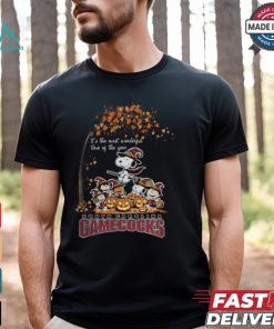 Peanuts Characters South Carolina Gamecocks Halloweens It’s The Most Wonderful Time Of The Year Shirt