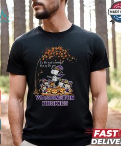 Peanuts Characters Washington Huskies Halloweens It’s The Most Wonderful Time Of The Year Shirt