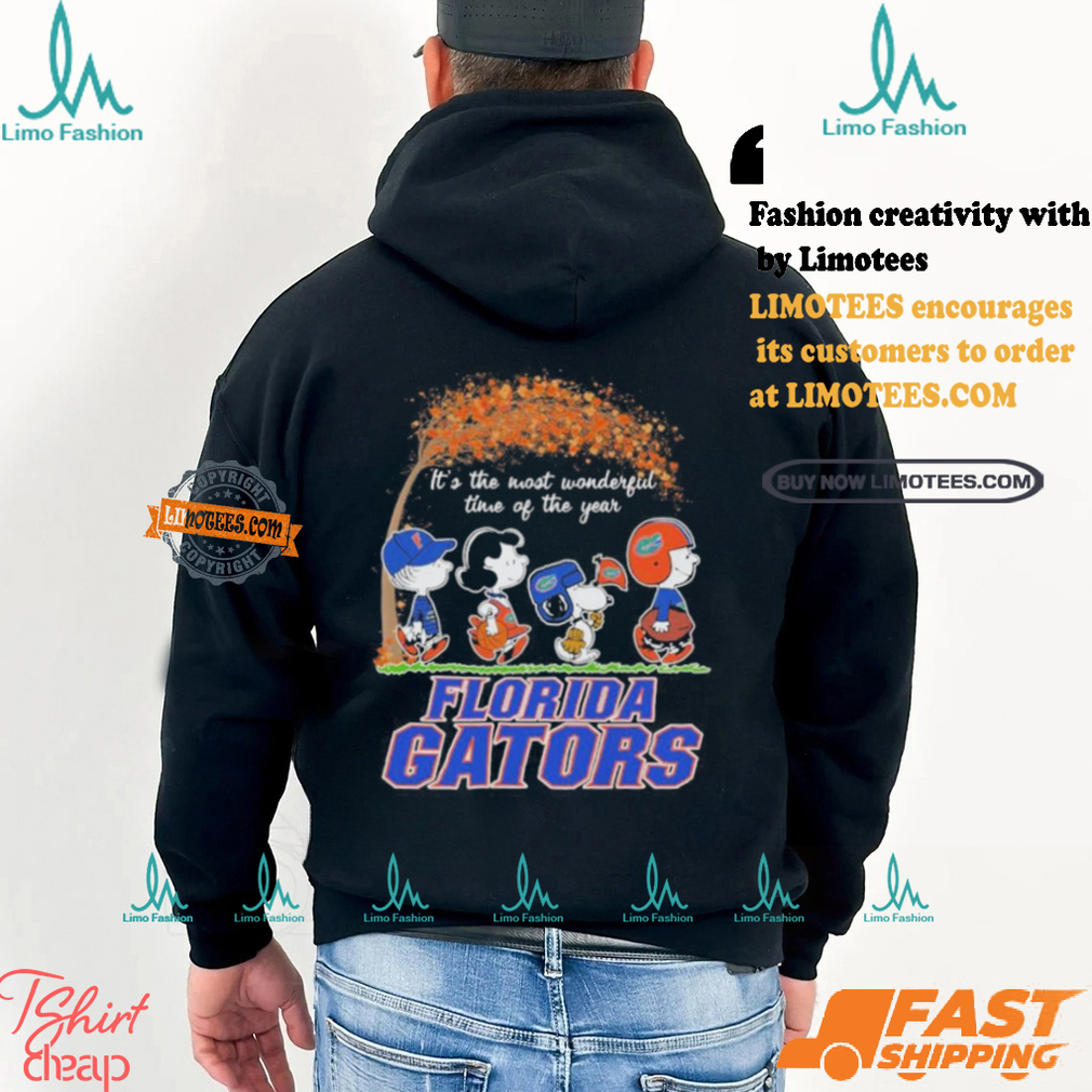 Peanuts Characters X Florida Gators It’s The Most Wonderful Time Of The Year Shirt Peanuts Characters X Florida Gators It’s The Most Wonderful Time Of The Year Shirt