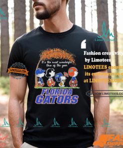 Peanuts Characters X Florida Gators It’s The Most Wonderful Time Of The Year Shirt
