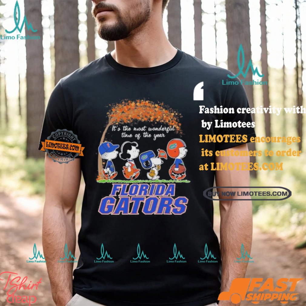 Peanuts Characters X Florida Gators It’s The Most Wonderful Time Of The Year Shirt Peanuts Characters X Florida Gators It’s The Most Wonderful Time Of The Year Shirt
