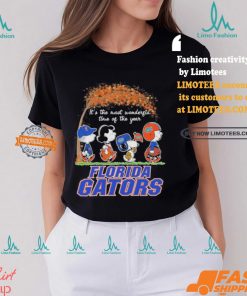 Peanuts Characters X Florida Gators It’s The Most Wonderful Time Of The Year Shirt