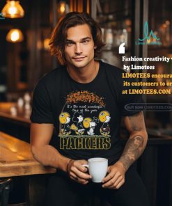 Peanuts Characters X Green Bay Packers It’s The Most Wonderful Time Of The Year Shirt