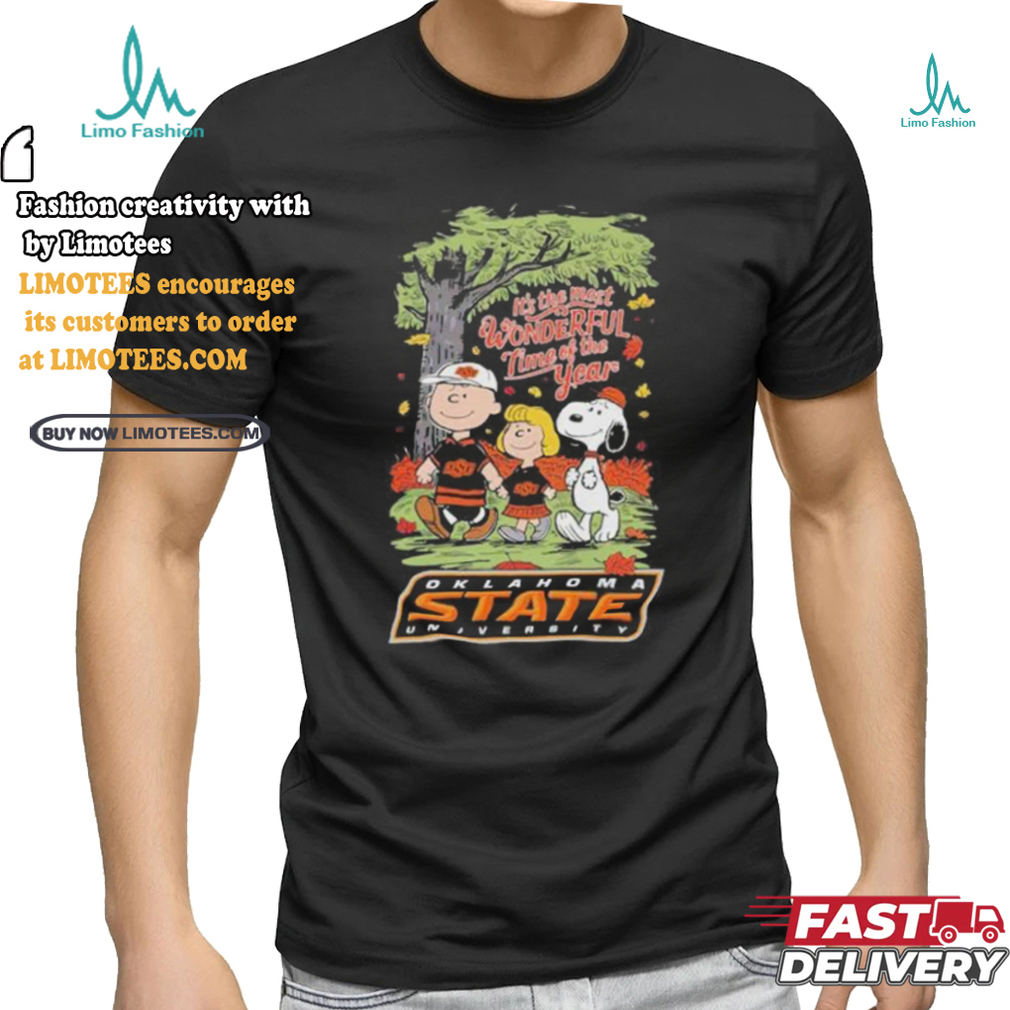 Peanuts Characters X Oklahoma State Cowboys It’s The Most Wonderful Time Of The Year Shirt Peanuts Characters X Oklahoma State Cowboys It’s The Most Wonderful Time Of The Year Shirt
