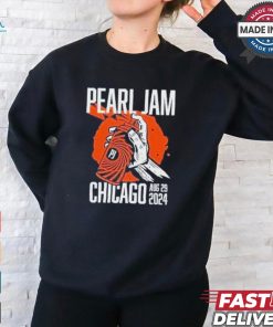 Pearl Jam Chicago,Illinois Tour Aug 29,2024 Wrigley Field Stadium shirt