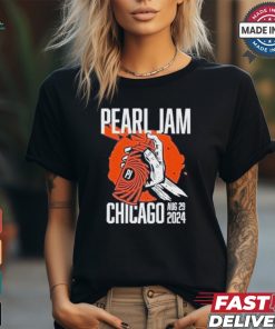 Pearl Jam Chicago,Illinois Tour Aug 29,2024 Wrigley Field Stadium shirt