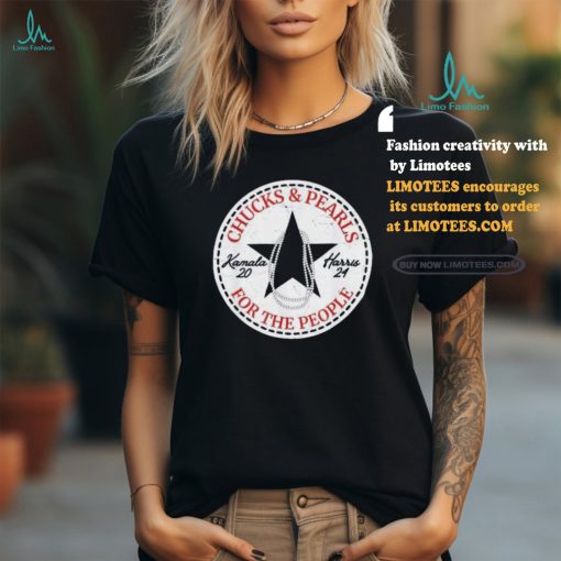 Pearls And Chucks Kamala Harris T shirt For The People T shirt
