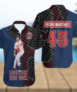 Pedro Martinez Boston Red Sox Icon Series Aloha Shirt