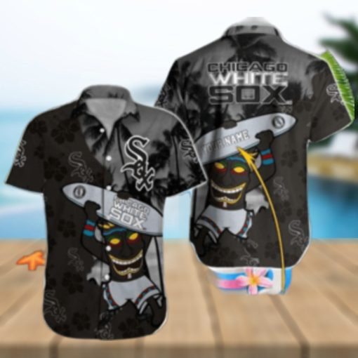 Personalized Chicago White Sox Tiki Fun Tropical Hawaiian Shirt