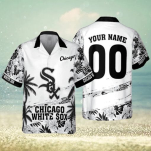 Personalized Chicago White Sox Tropical Palm Custom Hawaiian Shirt