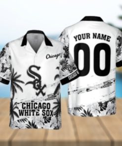 Personalized Chicago White Sox Tropical Palm Custom Hawaiian Shirt