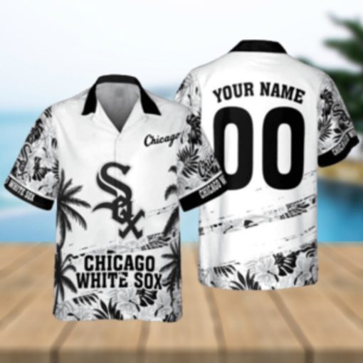 Personalized Chicago White Sox Tropical Palm Custom Hawaiian Shirt