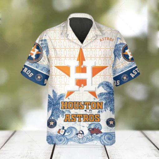 Personalized Houston Astros Hawaiian Shirt, Houston Astros Aloha Shirt, MLB Hawaiian Shirt