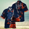 Sunset Palms Detroit Tigers Tropical Hawaiian Shirt