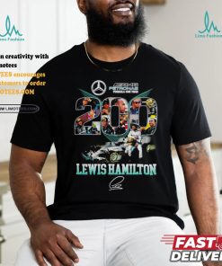 Petronas Pormula One Team 200 Lewis Hamilton Signature Shirt