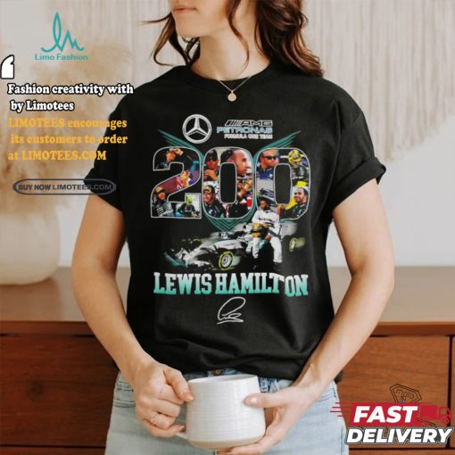 Petronas Pormula One Team 200 Lewis Hamilton Signature Shirt