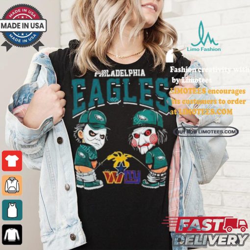 Philadelphia Eagles NFL Halloween Peeing Funny Shirt