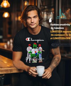 Philadelphia Phillies Champion Bryce Harper Alec Bohm And Mascot Signatures Shirt