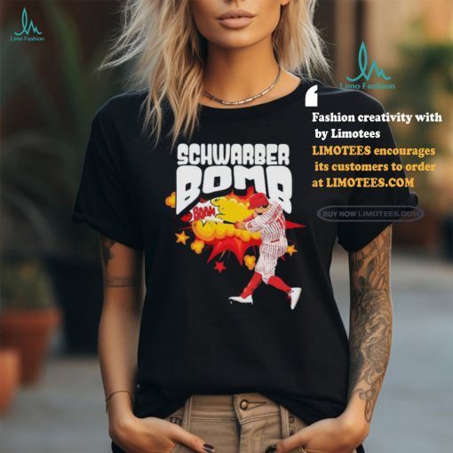 Philadelphia Phillies Kyle Schwarber Schwarber Bomb Design Shirt