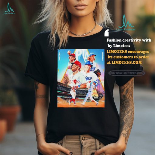 Philadelphia Phillies vs Los Angeles Dodgers best teams face off Under The Bright Lights Shirt