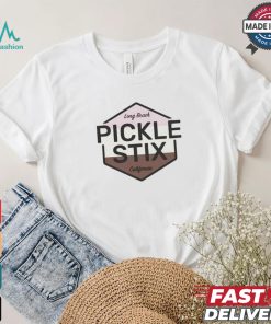 Pickle Stix Surfboards Neapolitan White Concert T shirt