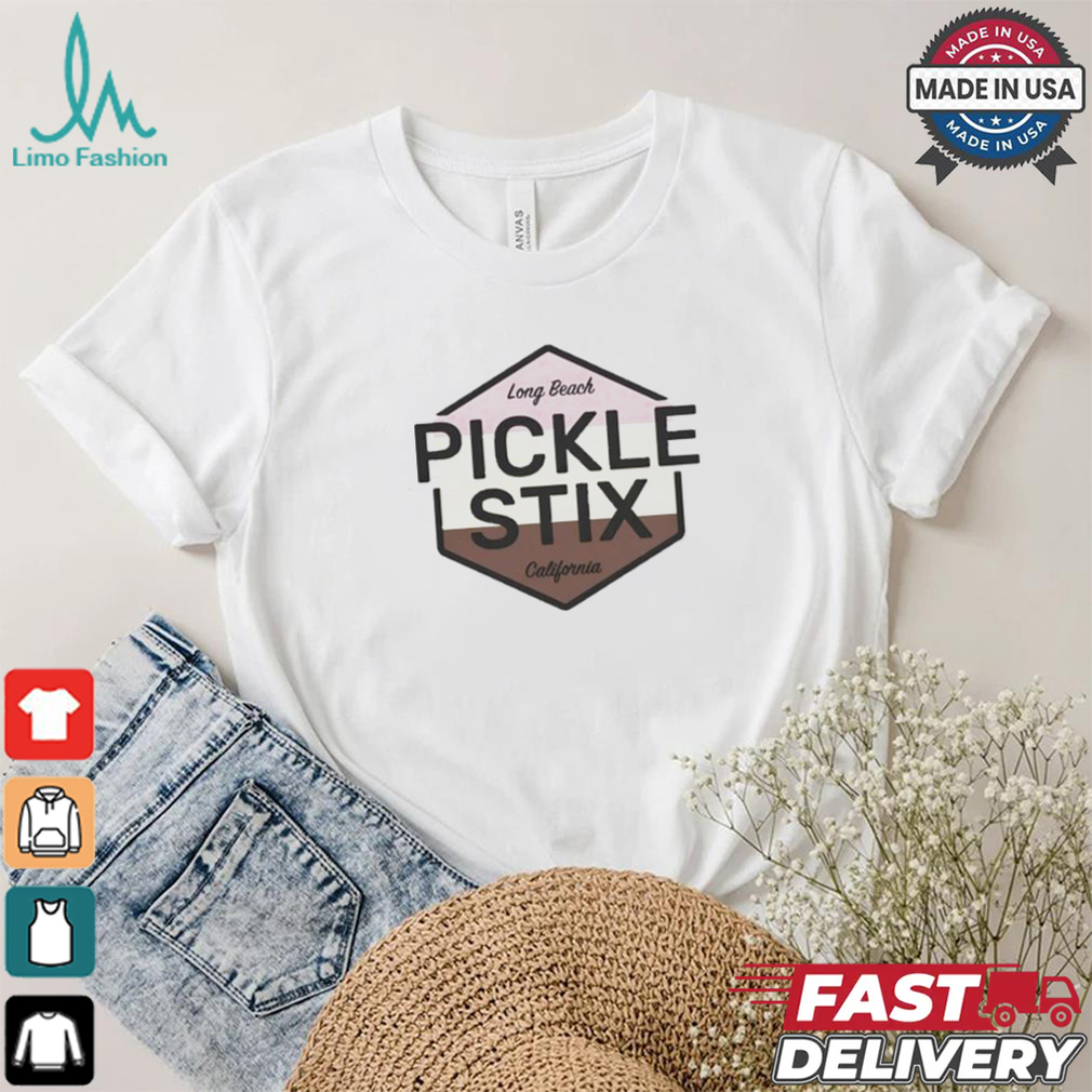 Pickle Stix Surfboards Neapolitan White Concert T shirt Pickle Stix Surfboards Neapolitan White Concert T shirt