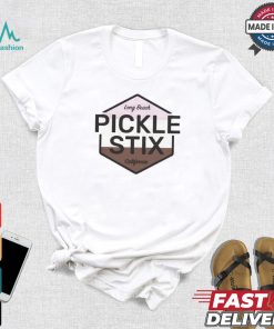 Pickle Stix Surfboards Neapolitan White Concert T shirt