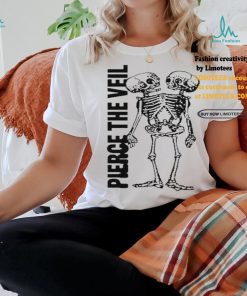 Pierce The Veil Tan Conjoined Skeleton Shirt