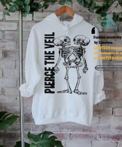 Pierce The Veil Tan Conjoined Skeleton Shirt