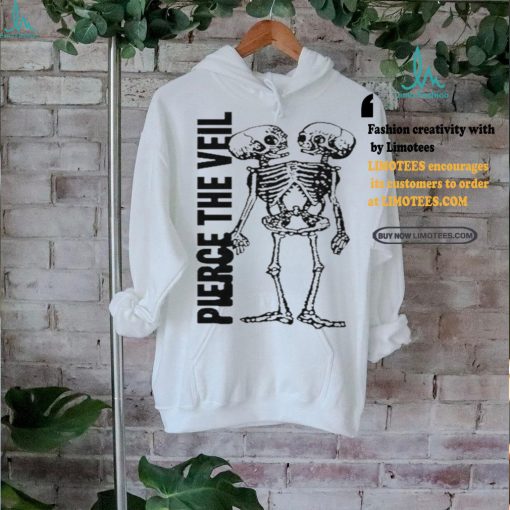 Pierce The Veil Tan Conjoined Skeleton Shirt