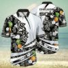 Personalized Striped Palm Detroit Tigers Tropical Hawaiian Shirt