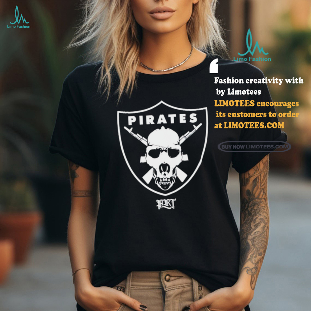 Pirates Prt Club guns logo shirt Pirates Prt Club guns logo shirt