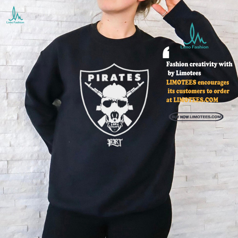 Pirates Prt Club guns logo shirt Pirates Prt Club guns logo shirt