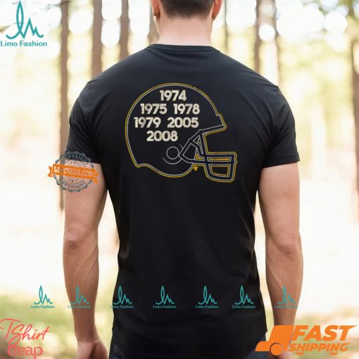 Pittsburgh Football Glory Years Helmet Shirt