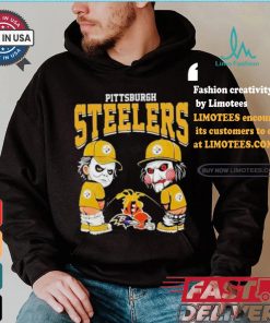 Pittsburgh Steelers NFL Halloween Peeing Funny Shirt