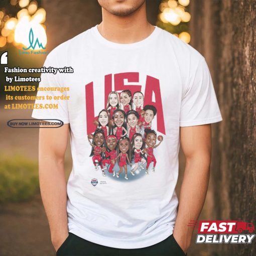 Playa Society 2024 USA Basketball Roster Limited Unisex T Shirt