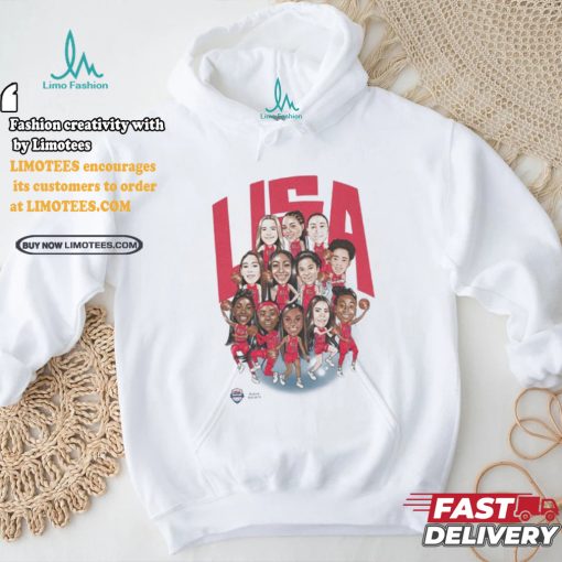 Playa Society 2024 USA Basketball Roster Limited Unisex T Shirt