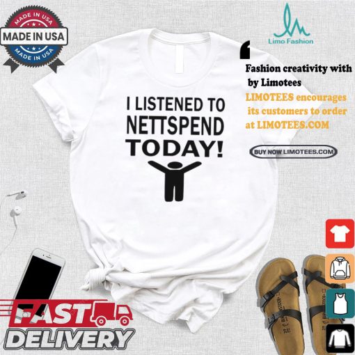 Pluggnb Lounge Merch I Listened To Nettspend Today Shirt