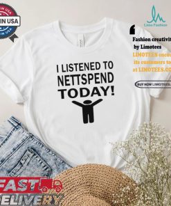 Pluggnb Lounge Merch I Listened To Nettspend Today Shirt