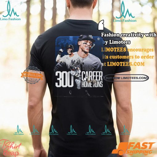 Poster 300 Career Home Runs Aaron Judge New York Yankees signature t shirt